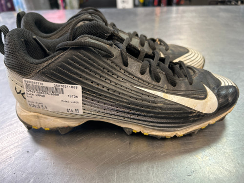 Vist Large View of Product Image Which is Used Nike VAPOR BB/SB Cleats Black Senior 5.5