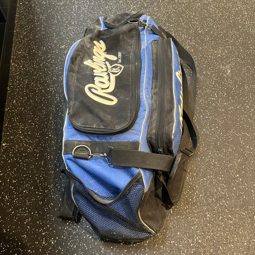 Used Rawlings CATHCER BAG BB/SB Team Catcher Bag Royal Blue 11878-S000021211