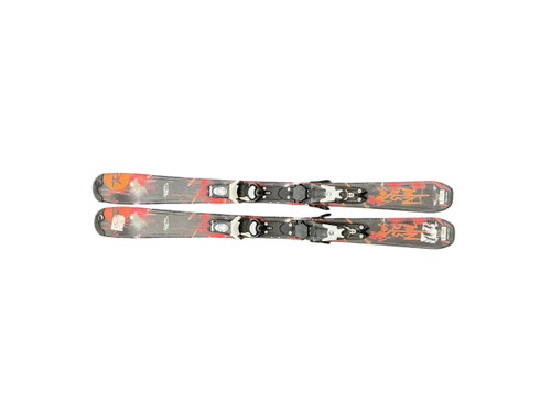 Vist Large View of Product Image Which is Used Rossignol SCIMITAR JR Boys DH Ski/Binding Black 110 cm