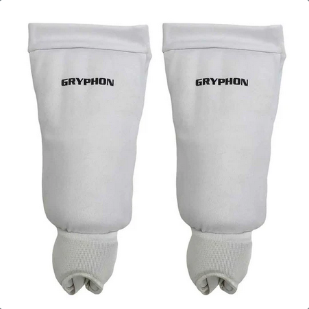 Vist Large View of Product Image Which is New ELITE Shin Guards White OS