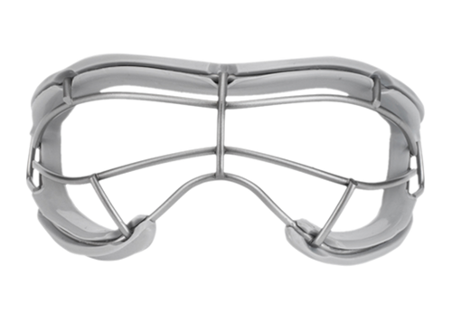 Vist Large View of Product Image Which is New STX 4SIGHT + GOGGLE Lacrosse Facial Protect Grey