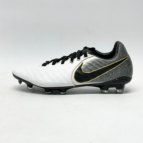 Used Nike TIEMPO LEGEND 7 Soccer Cleats White/Black/Yellow Senior 6 11805-S000063111