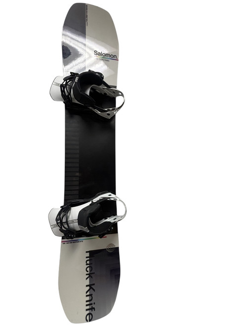 Vist Large View of Product Image Which is Used 2021 Salomon HUCK KNIFE 148 cm Snowboard w/ Salomon District MD Bindings 11731-S000142424