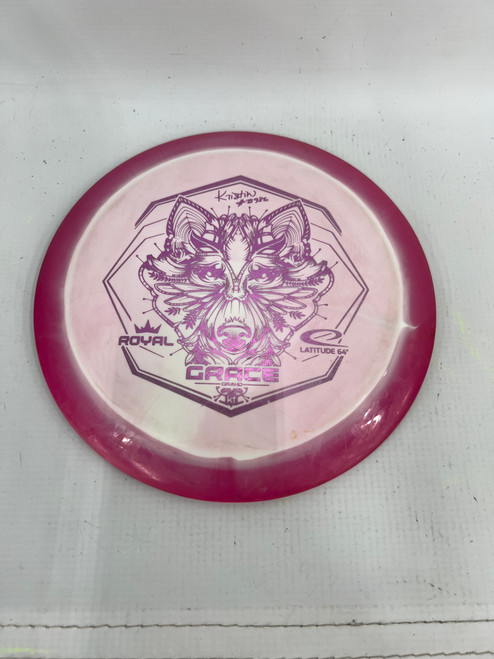 Used Latitude 64 ROYAL GRACE Disc Golf Driver Pink 11871-S000018323