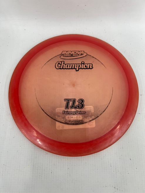 Vist Large View of Product Image Which is Used Innova TL3 Disc Golf Driver Red