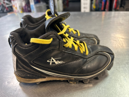 Vist Large View of Product Image Which is Used AIR SPORTS WORLD CLEAT BB/SB Cleats Black Youth 13.0