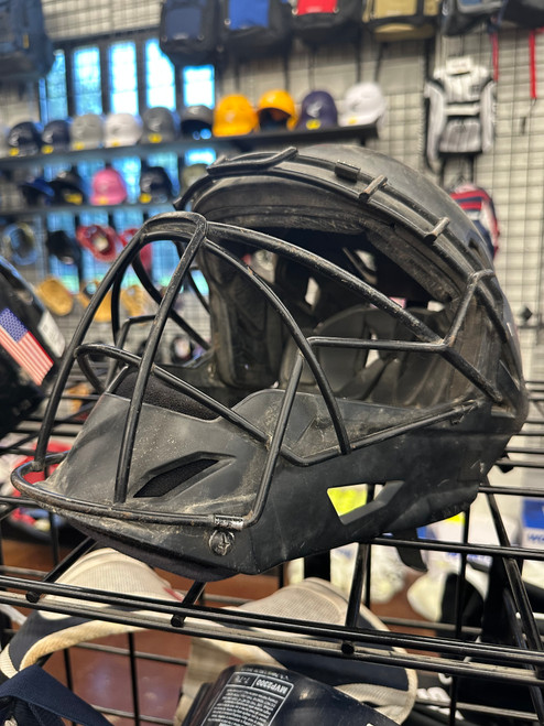 Vist Large View of Product Image Which is Used Easton ELITE X Catchers Helmet w/Mask Black LG