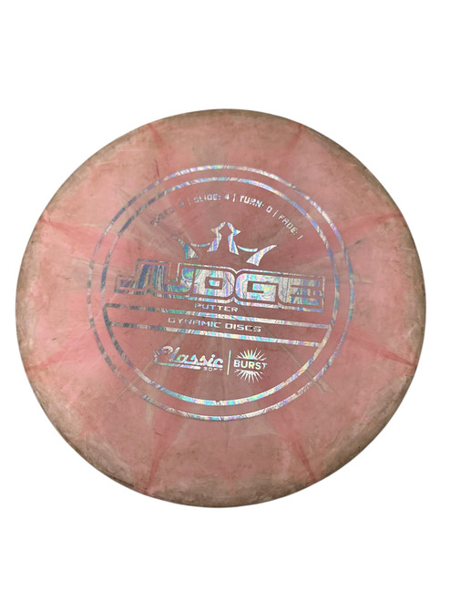 Vist Large View of Product Image Which is Used Dynamic Discs JUDGE CLASSIC SOFT BURST Disc Golf Putter Pink 11906-S000172650