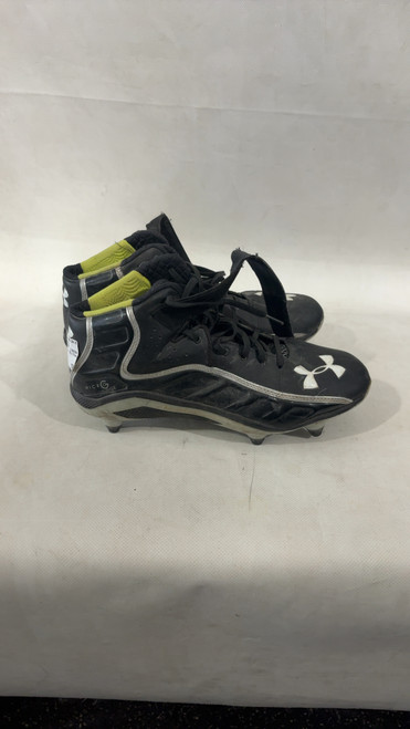 Vist Large View of Product Image Which is Used Under Armour Adult FB Cleats Black Senior 9