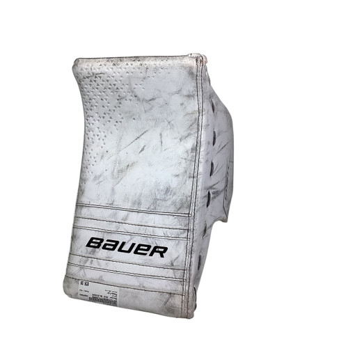 Vist Large View of Product Image Which is Used Bauer GSX Junior Goalie Blocker White 11815-S000482212