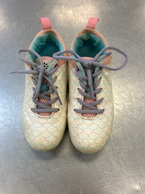 Vist Large View of Product Image Which is Used RIP-IT MERMAID BB/SB Cleats White Junior 02.5