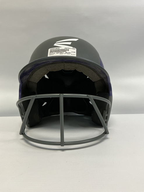 Vist Large View of Product Image Which is Used Easton SOFTBALL HELMET Batting Helmet w/Mask Grey M/L