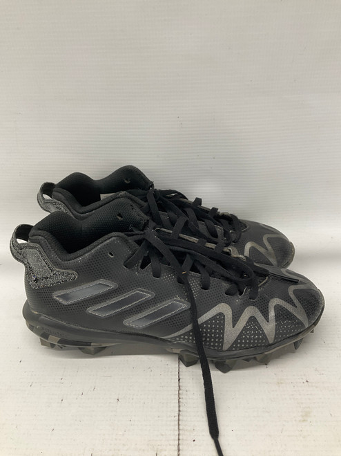 Used Adidas Jr FB Cleats Black Junior 04 11836-S000028052