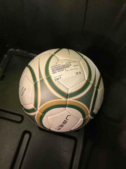 Used UBER SOCCER 4 All Size Soccer Ball White 4 11790-S000046363