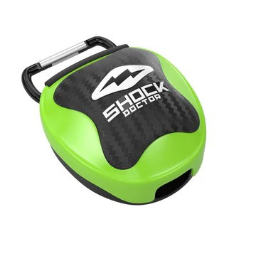 Vist Large View of Product Image Which is New Shock Doctor Mouthguard Case- Green