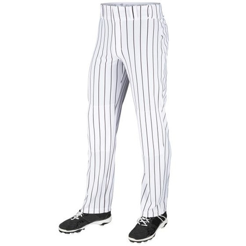Vist Large View of Product Image Which is NEW CHAMPRO TRIPLE CROWN PINSTRIPE OPEN BOTTOM PANT ADULT MEDIUM