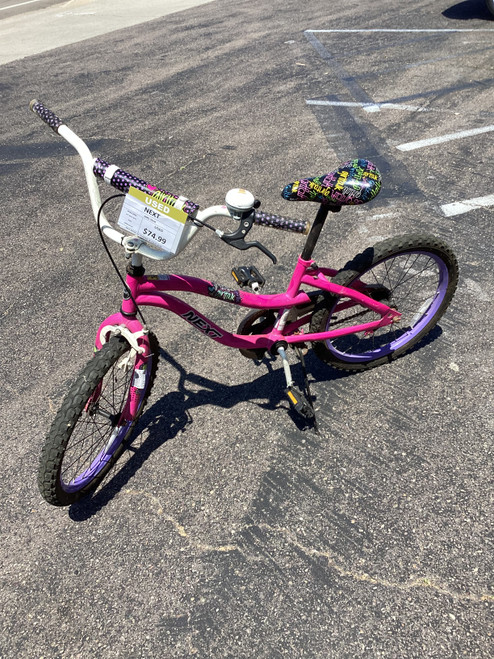 Used Next GIRLTALK Hybrid/City Bike Girls Neon Pink 18" 11443-S000195520