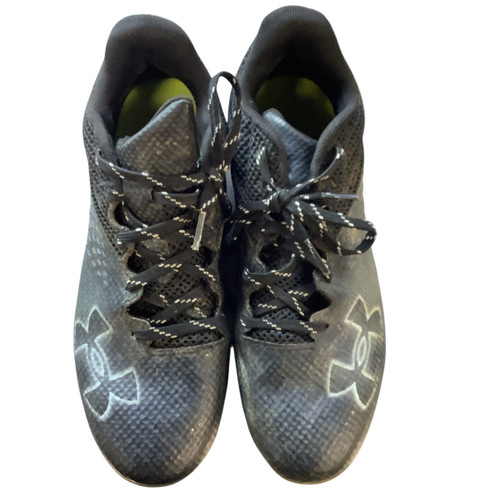 Vist Large View of Product Image Which is Used Under Armour Adult FB Cleats Black Senior 5