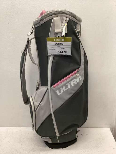 Used ULTRA PLUS WOMENS CART BAG GRY/PINK Womens Cart Bag Pink 11443-S000195522
