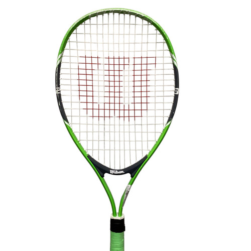 Used Wilson WILSON Junior Tennis Racquet Green 27" 11717-S000085171 Vist Large View of Product Image Which is Used Wilson WILSON Junior Tennis Racquet Green 27"