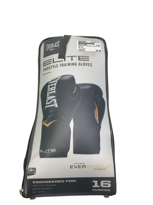 Used Everlast Boxing Gloves Black LG 11347-S000250561