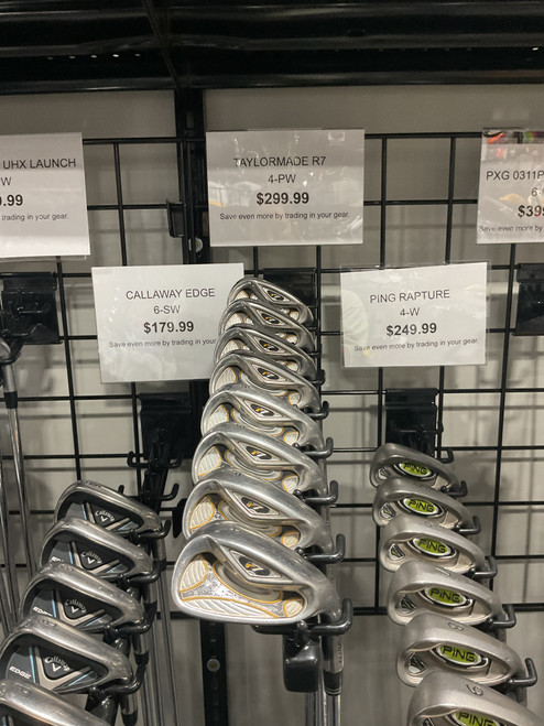 Vist Large View of Product Image Which is Used Taylormade R7 Mens Iron Set RH 4I-PW