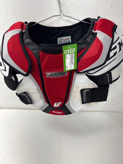 Used CCM U+ FIT 07 Senior Shoulder Pads MD 11891-S000304032