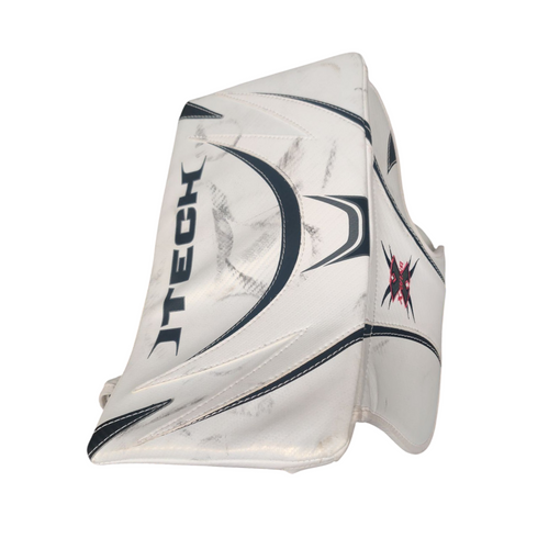 Vist Large View of Product Image Which is Used Itech X-WING Senior Hockey Goalie Blocker White 11218-S000405817