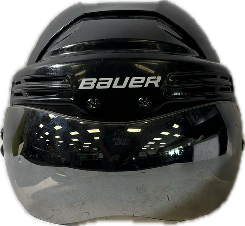 Vist Large View of Product Image Which is Used Bauer BHH2100 Helmet Half Visor Combo Black SM