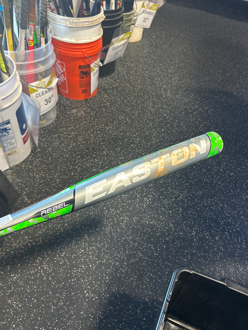 Vist Large View of Product Image Which is Used Easton REBEL BB/SB Slowpitch Bat 34"