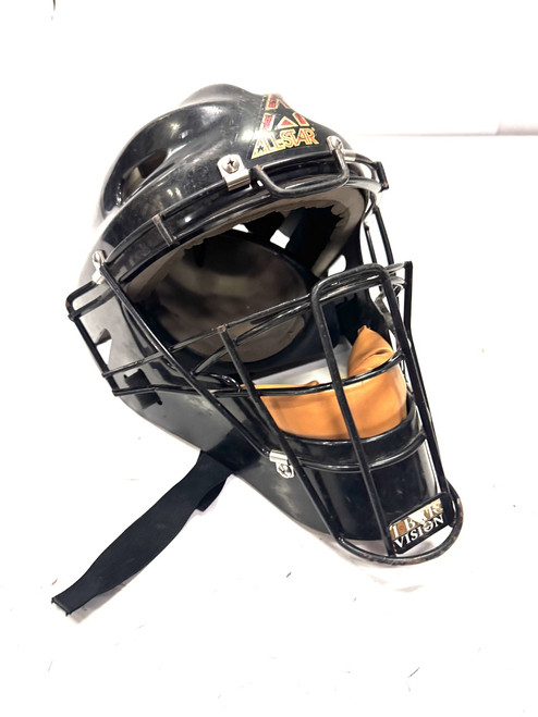 Vist Large View of Product Image Which is Used All Star MVP 2300 Catchers Mask Black One Size