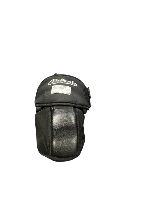 Vist Large View of Product Image Which is Used Brians BRIANS KNEE PADS Senior Shin Guards Black 11"