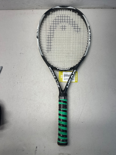 Used Head PCT FOUR Adult Racquetball Racquet Black And White 4 3/8" 11835-S000196278