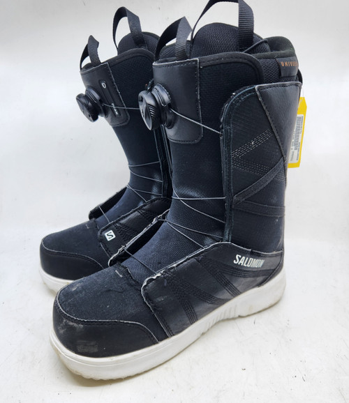 Used Salomon TITAN BOA X Mens Snowboard Boots Black Senior 9 10589-S000415171