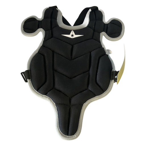 Vist Large View of Product Image Which is Used All-Star T BALL CHEST PROTECTOR Catchers Chest Protector Black T-Ball 11852-S000025396
