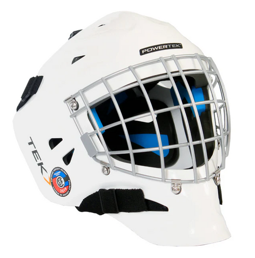 New Tek Goalie Helmet Sr S WHT 11821-PTS833001