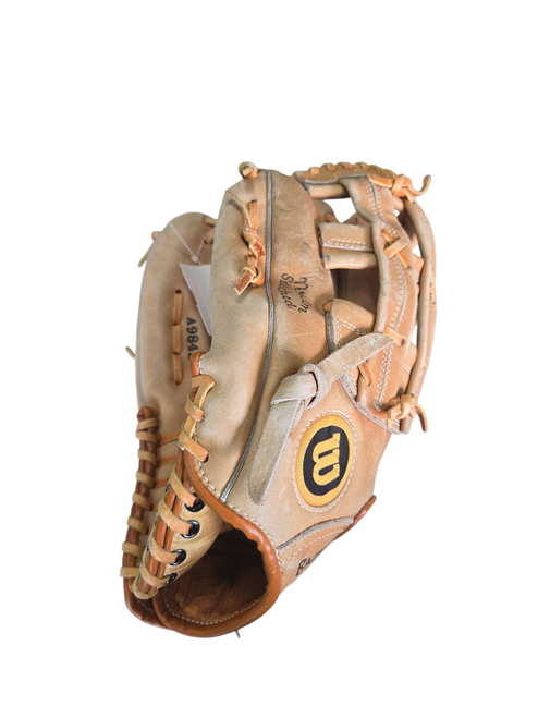 Used Wilson BOSS BB/SB Glove LH Throw Tan 12" 11617-S000327649
