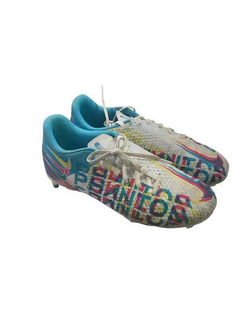 Used Nike Soccer Cleats Teal Junior 04.5 11347-S000250627