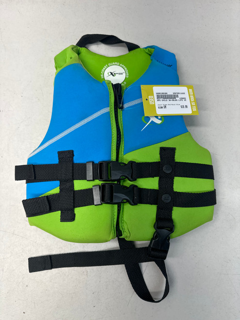 Used Child PFD Green And Royal Blue SM 11835-S000196308