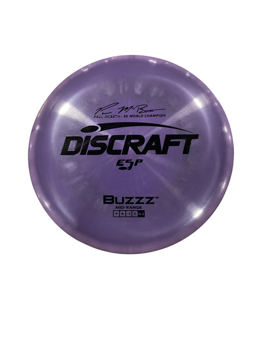 Used Discraft 6X BUZZZ Disc Golf Mid Range Purple 11884-S000048250