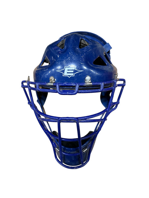 Vist Large View of Product Image Which is Used Easton Catchers Helmet w/Mask Royal Blue LG