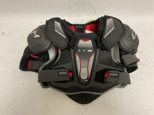 Used CCM JETSPEED FT390 Senior Shoulder Pads Black And Grey SM 11855-S000187488
