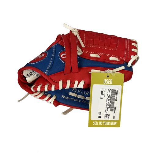 Vist Large View of Product Image Which is Used Rawlings PL91SR TBALL GLOVE BB/SB Glove T-ball Pink 9" 11852-S000025414