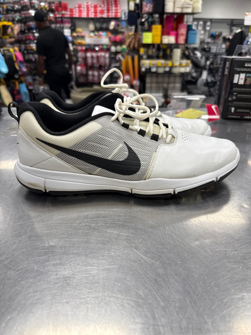 Used Nike EXPLORER CTRL Mens Golf Shoes White Senior 13 10558-S000238318