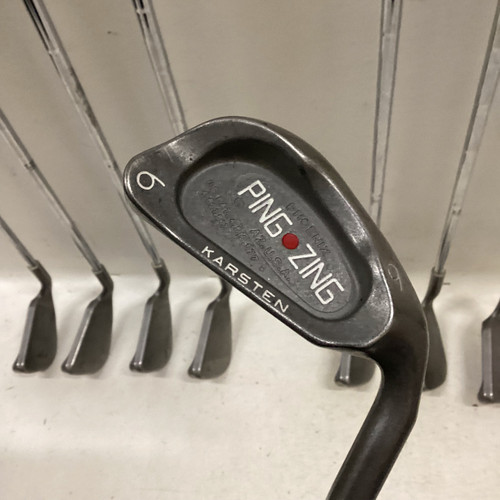 Used Ping ZING RED DOT Mens Iron Set RH 2I-PW 11725-S000488162