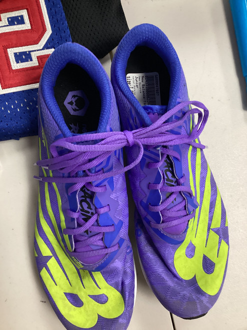 Vist Large View of Product Image Which is Used New Balance Track & Field Cleats Jr Purple Junior 05.5