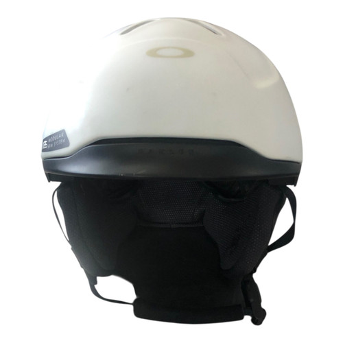 Vist Large View of Product Image Which is Used Oakley Snowsport Helmet Youth White LG 11820-S000043120