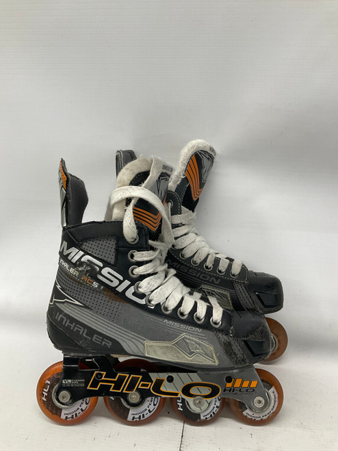 Used Mission INHALER ACS Junior Aggressive Skates Grey Junior 02 11836-S000028100
