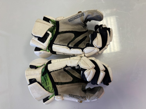 Used Maverik M4 GLOVE Lacrosse Gloves Mens White 13" 11860-S000293614