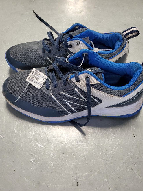Vist Large View of Product Image Which is Used New Balance Mens Golf Shoes Navy And White Senior 9.5
